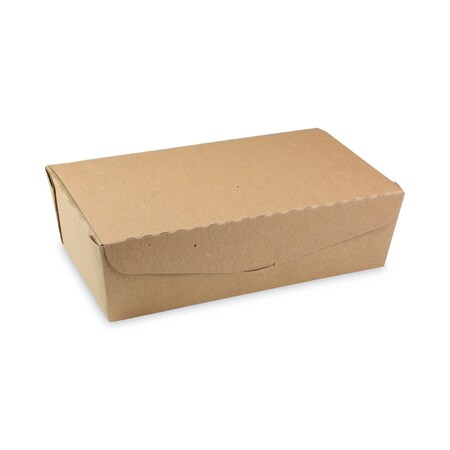 Pactiv EarthChoice OneBox Paper Box, 77 oz, 9 x 4.85 x 2.7, Kraft, PK162 PK NOB04SKEC